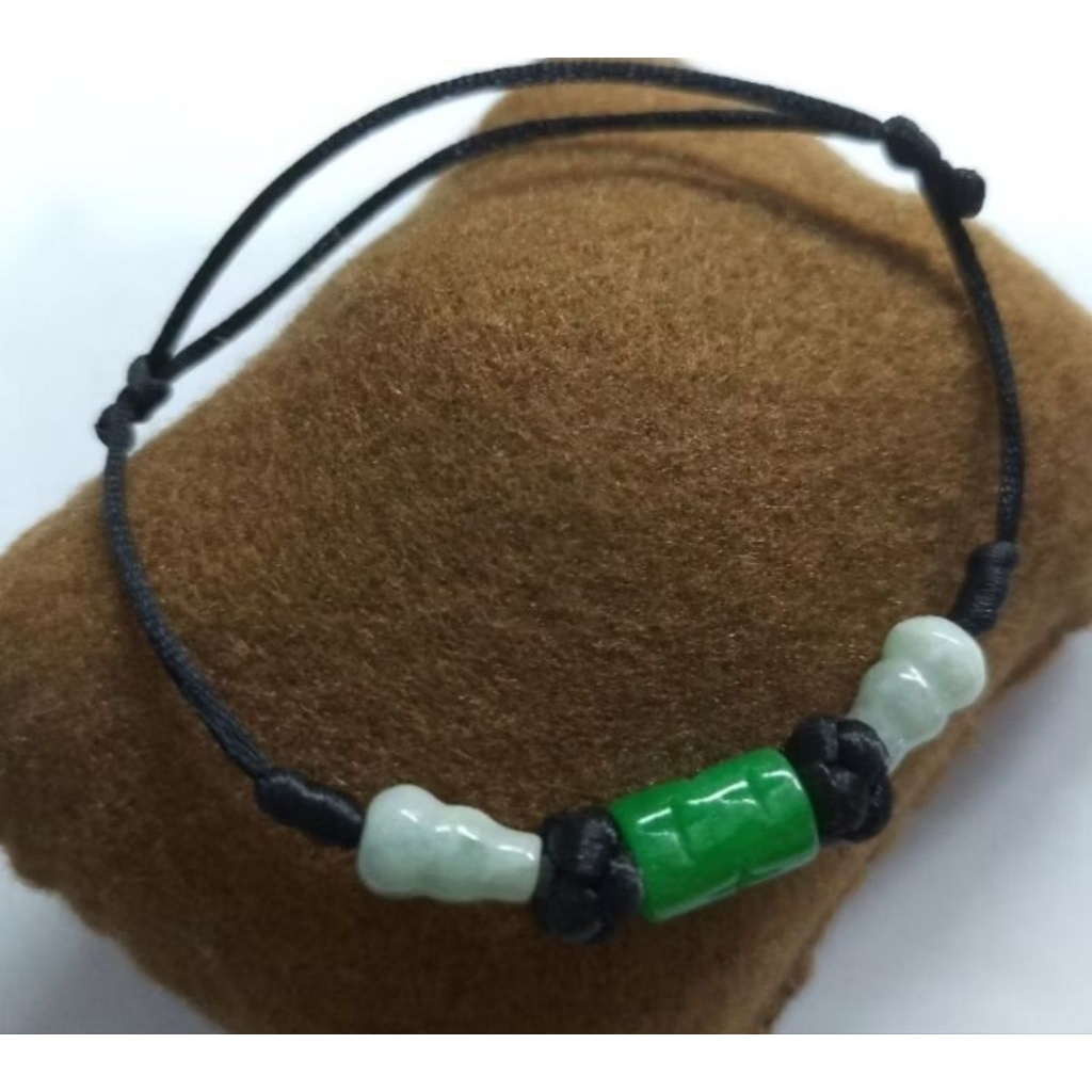 Gelang Giok Bambu mix Giok Labu Cina