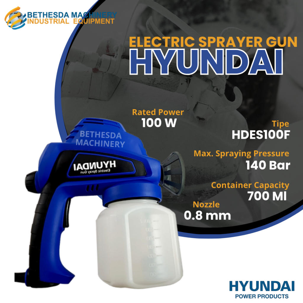 Mesin Hyundai Sprayer Electric HDES 100 F / Mesin Sprayer Listrik 100 Watt 220 V