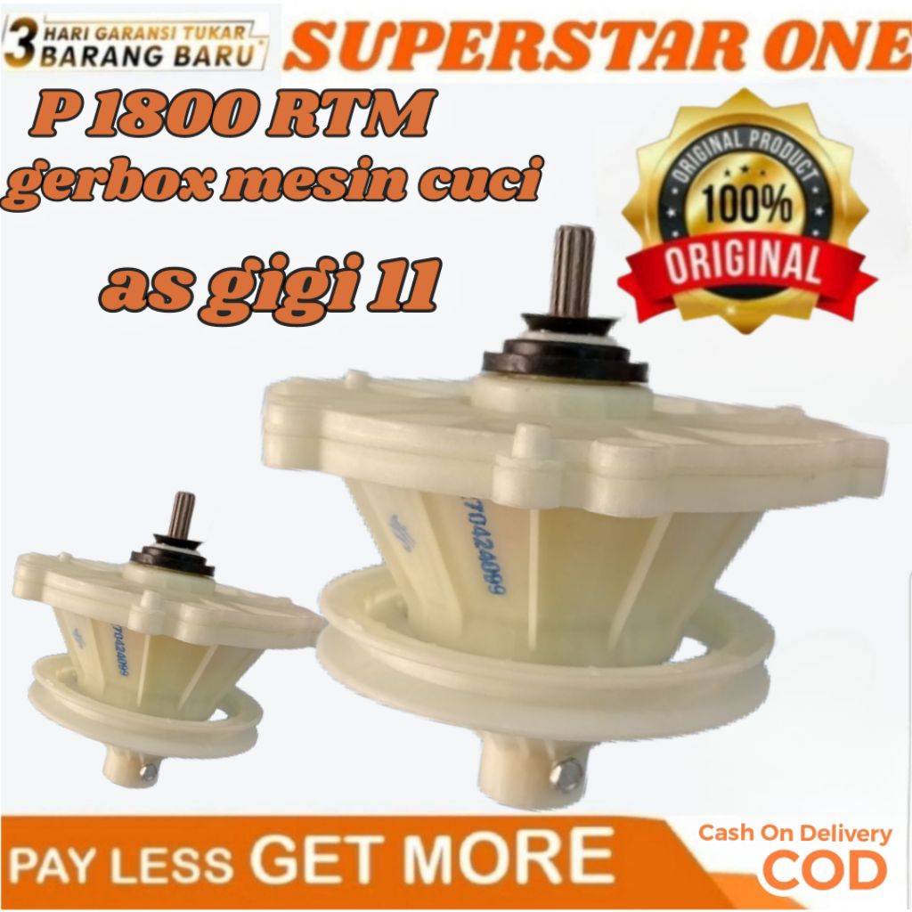 Gearbox mesin cuci LG 2 tabung P-1800RTM/P1800RTM/P 1800 RTM