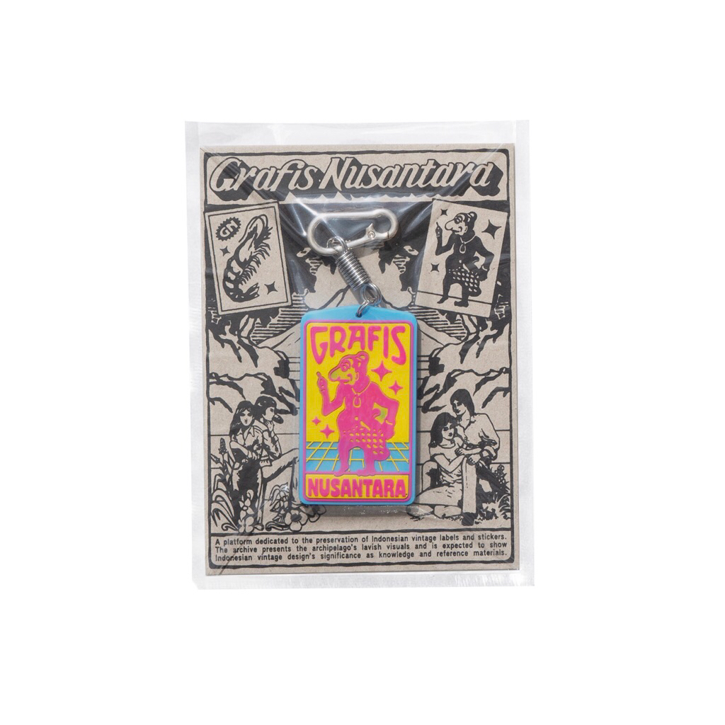 Kamengski - Grafis Nusantara Wayang Rubber Keychain