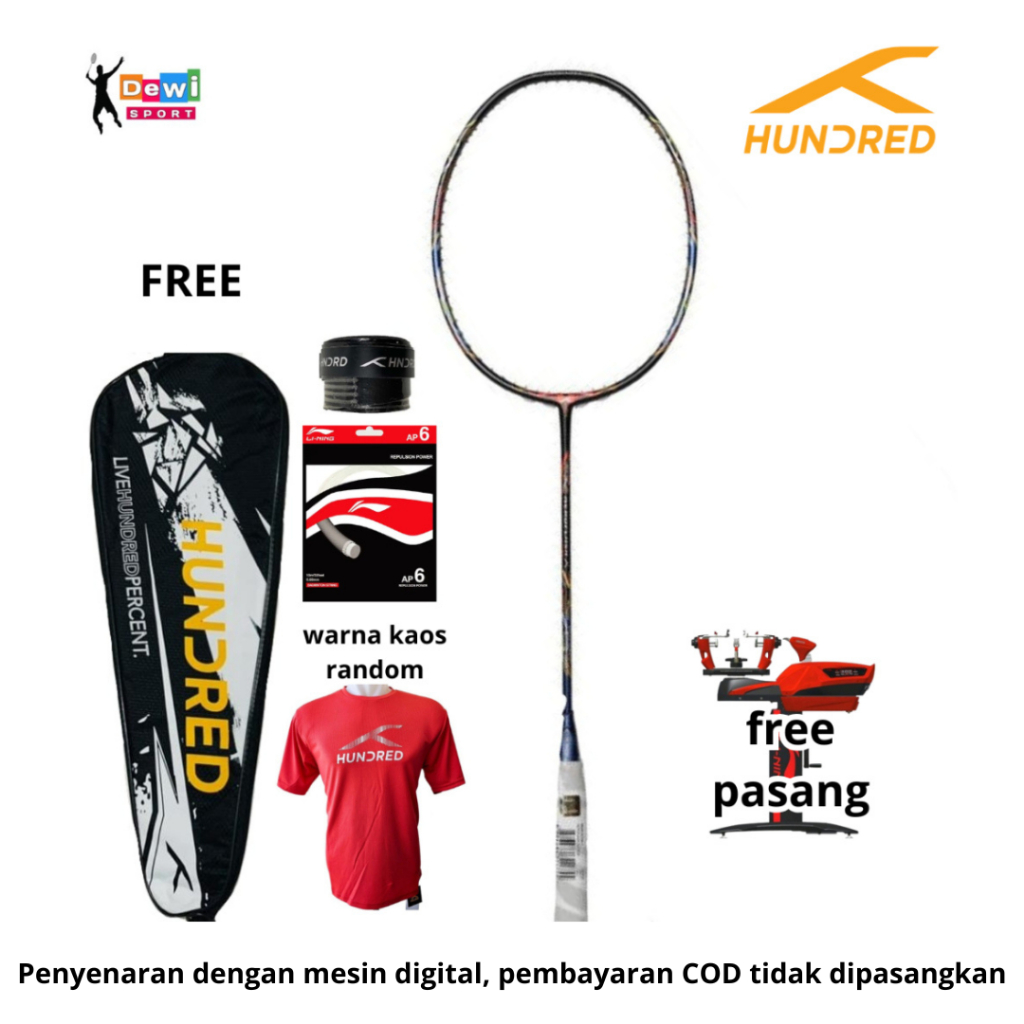 Raket Badminton HUNDRED ATOMIC AIR 77