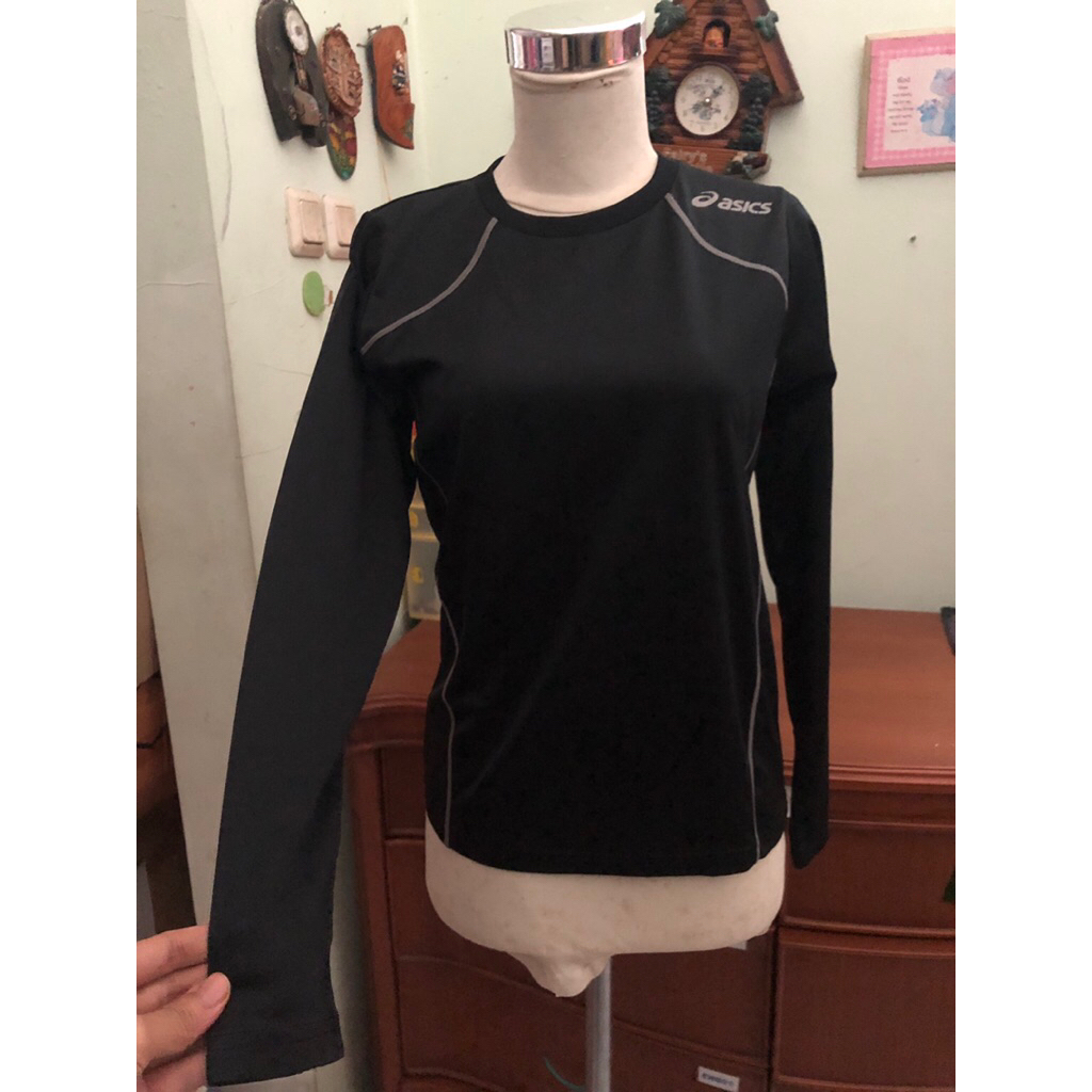 preloved baselayer dri fit asics original hitam