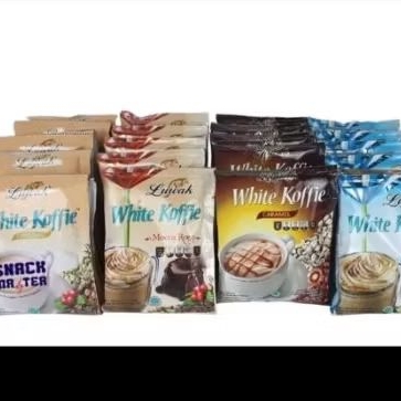luwak white koffie isi 5 caramel, mocca rose, French vanila vanilla kopi coffee