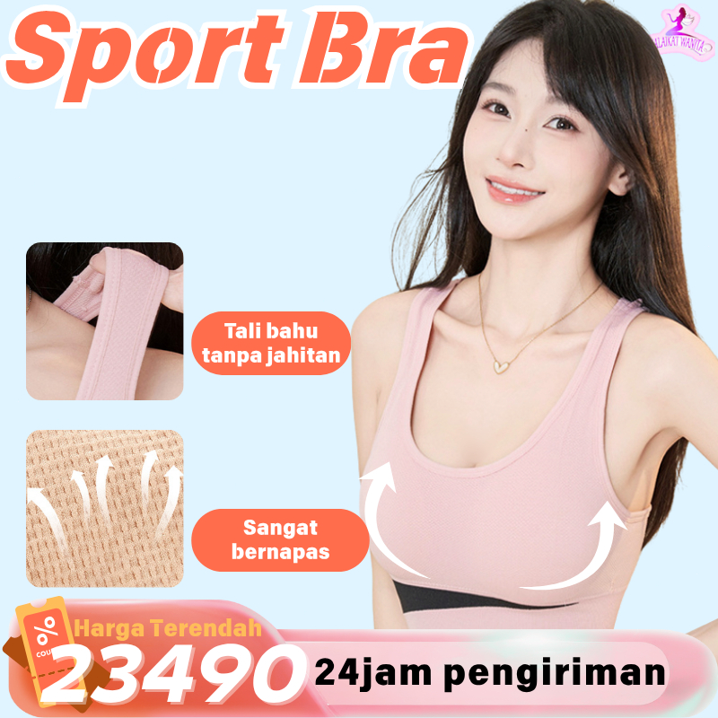 Bra Olahraga Tanpa Kawat Push Up Atasan Untuk Yoga Running Gym Underwear bh 888