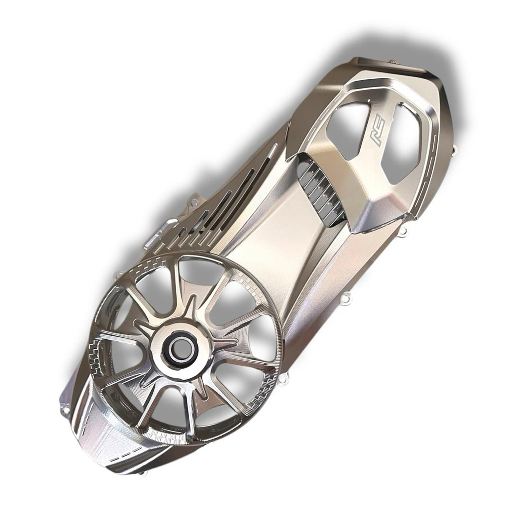 Bak CVT NC project CNC Billet Full Silver Vespa Matic Vespa sprint Vespa Primavera Vespa s Vespa LX 
