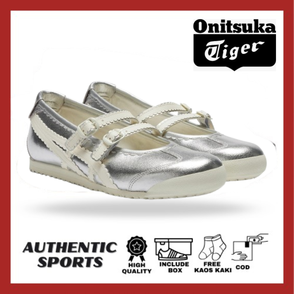 ONITSUKA TIGER -  Sepatu Onitsuka Tiger Ballerina Silver Cream
