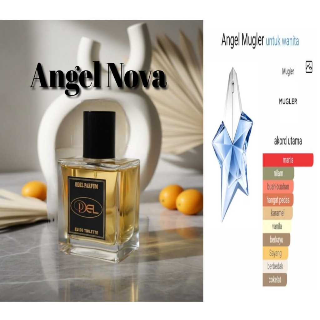Parfum Refill Mugler Angel Nova Wangi Tahan Lama