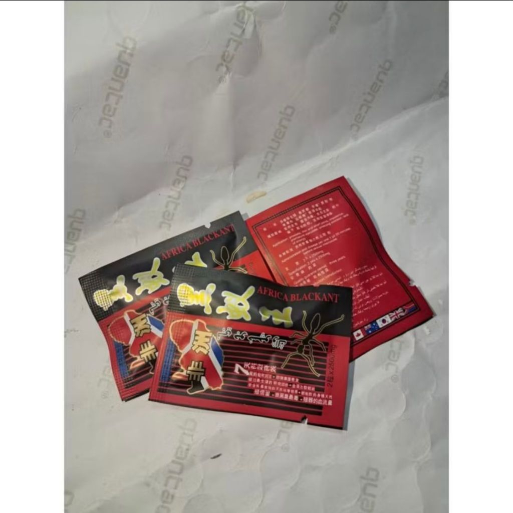 Semut Afrika Gantungan Kunci Hitam