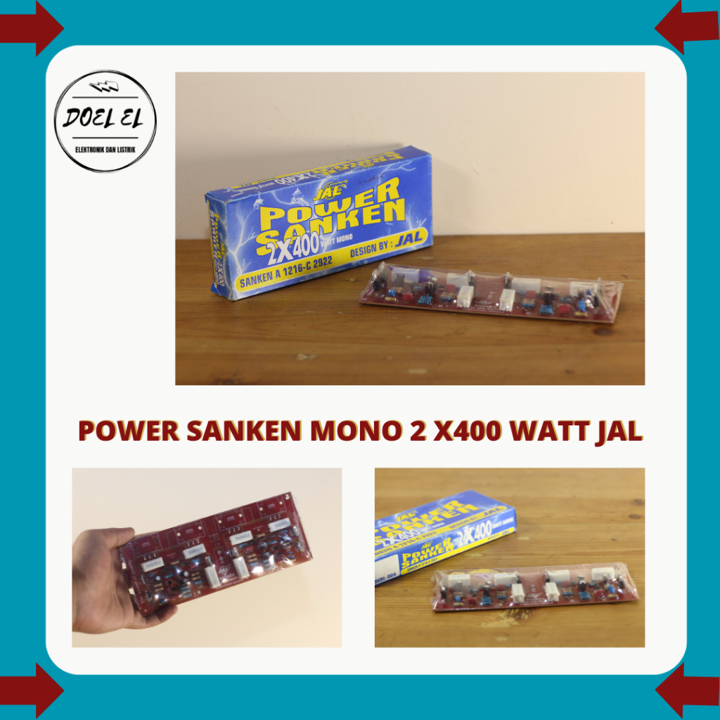 KIT POWER SANKEN 2X400 WATT MONO JAL 004 | KIT POWER SANKEN