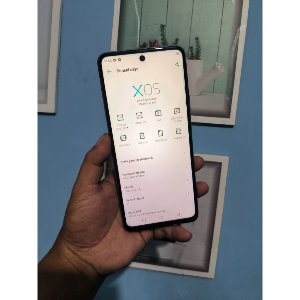 Terlaris  Handphone Infinix Hot 11S NFC Second Bekas Murah