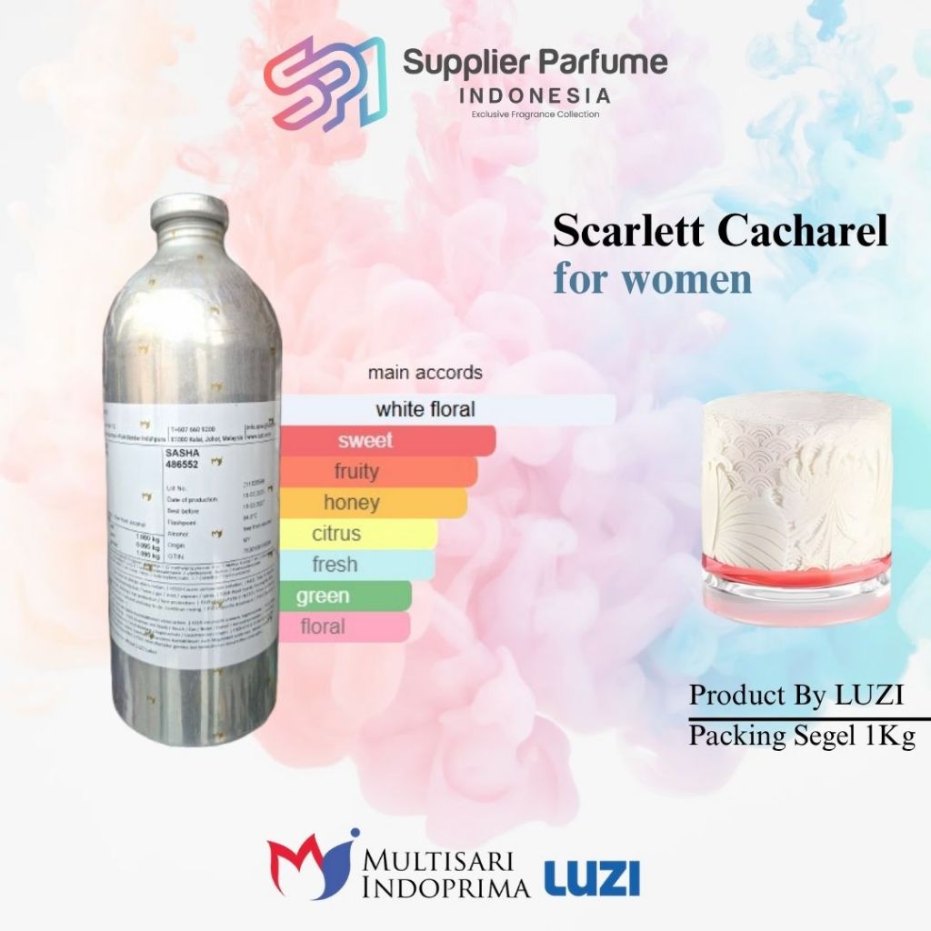 SCARLET CACHAREL FOR WOMEN Product BY LUZI Segel 1kg