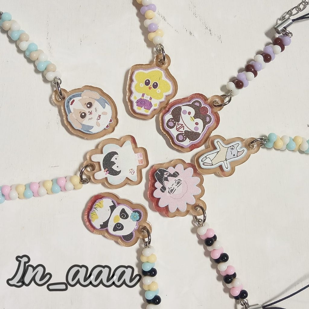 NEW mini phone strap GMMTV | gantungan lucu | Gmmtv mascot | gantungan manik | aksesoris