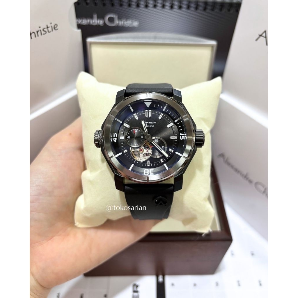 Alexandre Christie AC 6565 MA Automatic Original Bergaransi Jam Tangan Otomatis Pria
