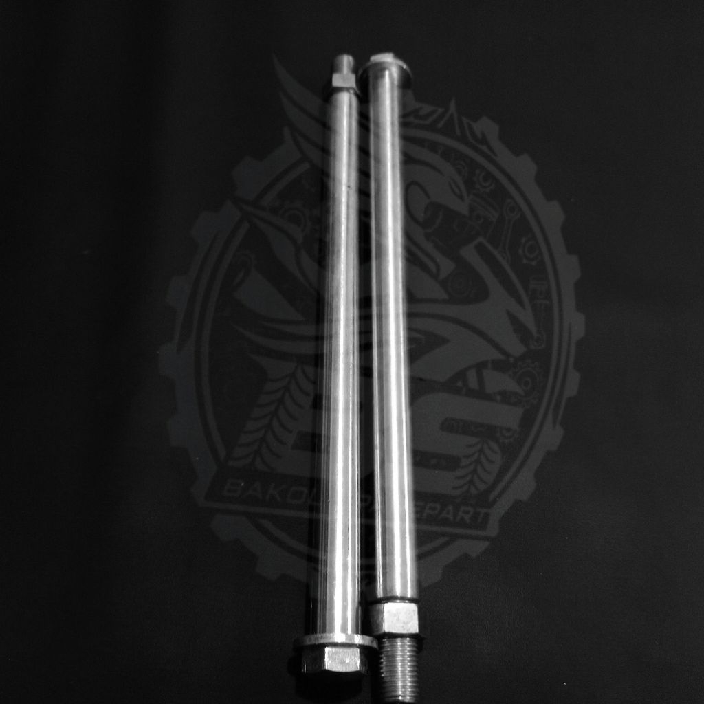 AS RODA BELAKANG DIAMETER 17MM / AS RODA BELAKANG TIGER PANJANG 28CM