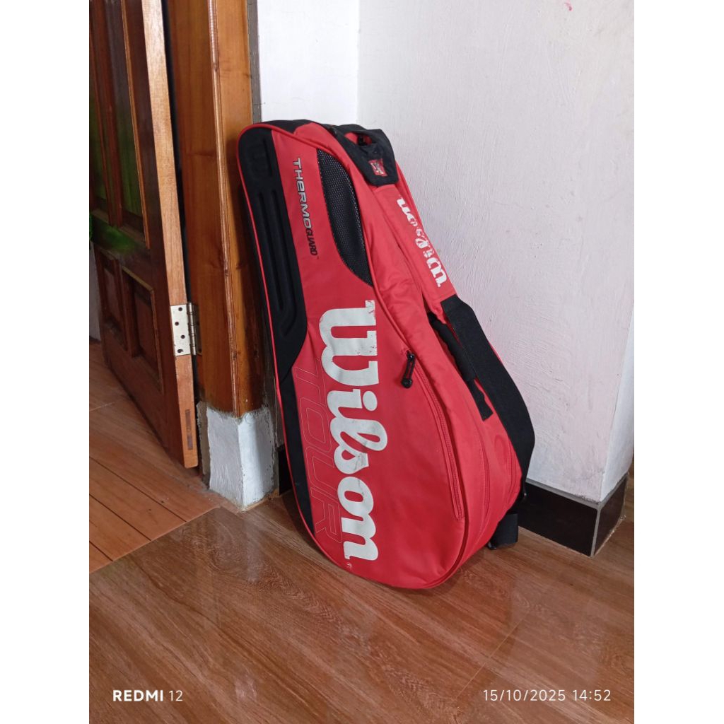 Tas Bag raket Tenis wilson 10R second original