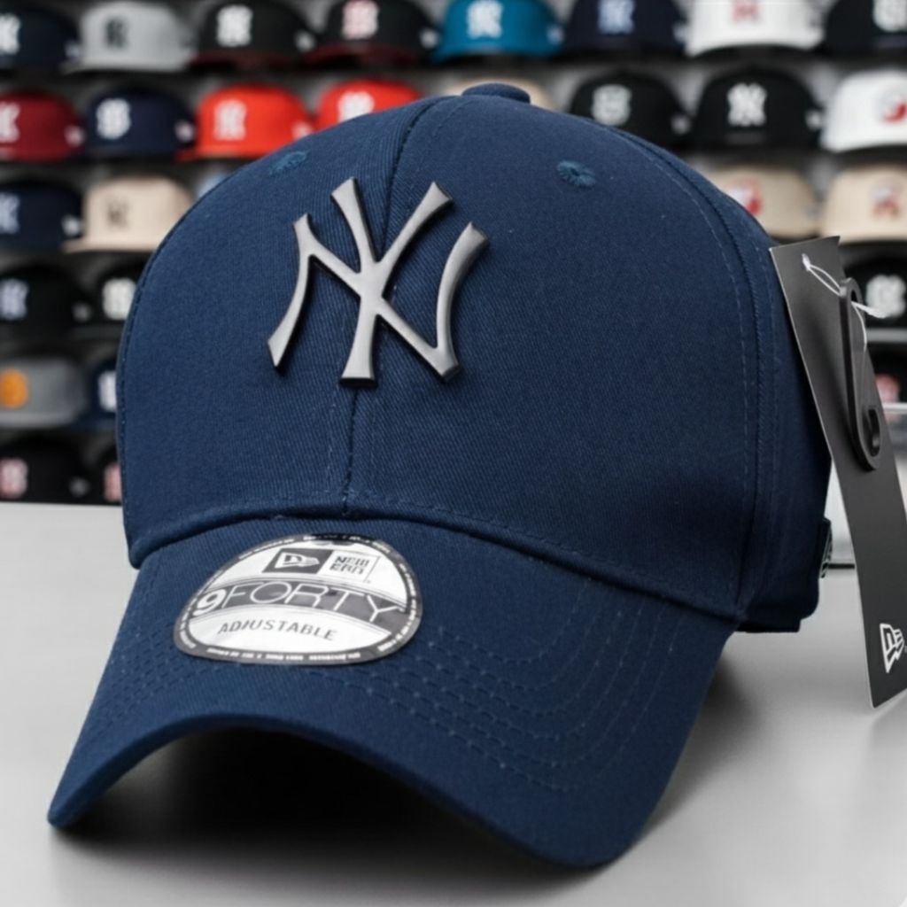 Topi Baseball NY New Era logo besi