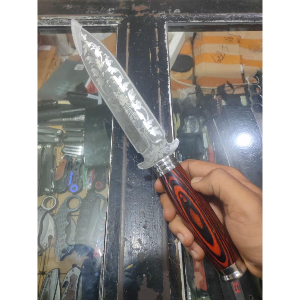 Pisau Survival Columbia XF110 Outdoor Bushcraft