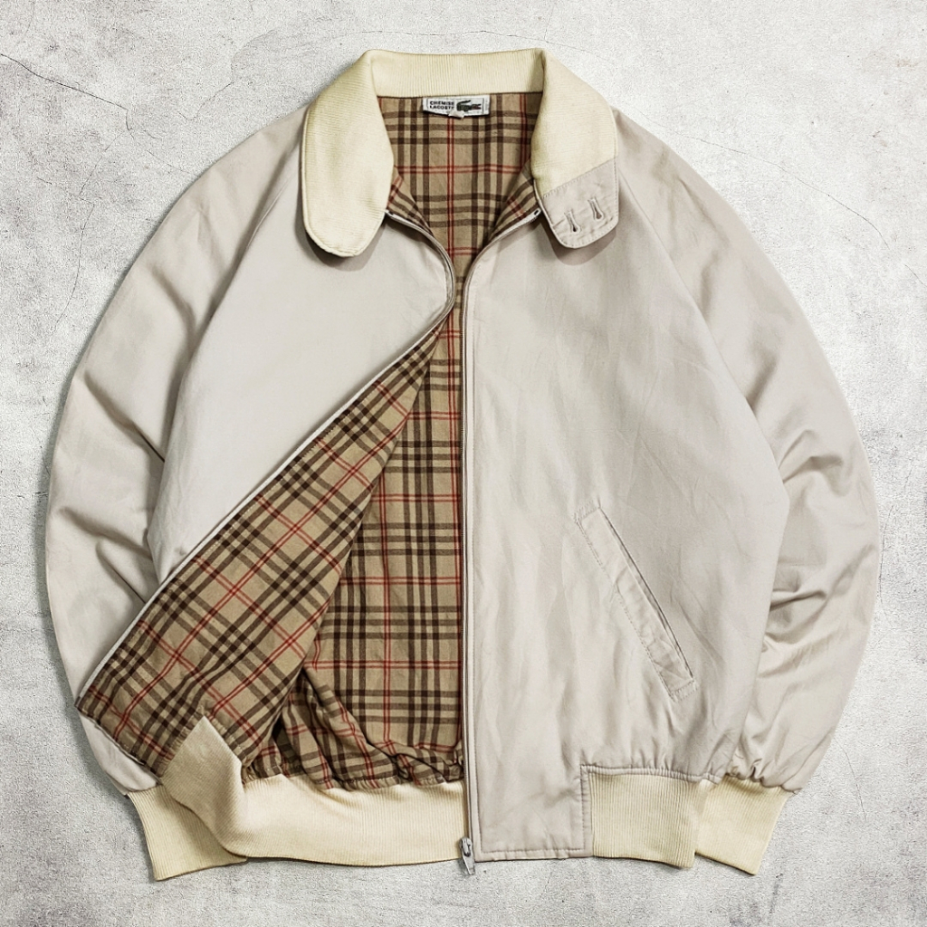 Harrington Lacoste Jacket -  Lacoste Jacket Vintage 90s - Jacket Harrington Lacoste Crocodile Buaya