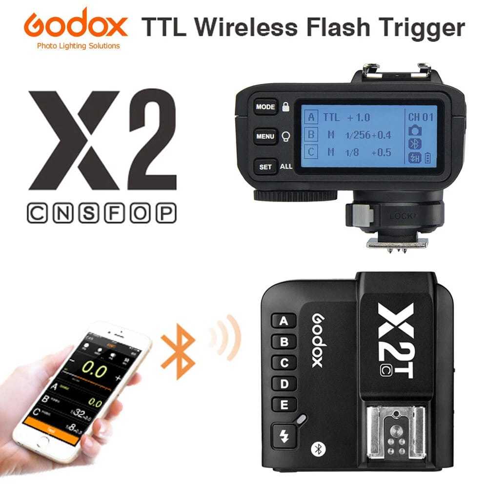Trigger Flash Godox X2T Canon Sony Fujifilm Nikon Olympus Wireless Trigger TTL HSS Transmitter