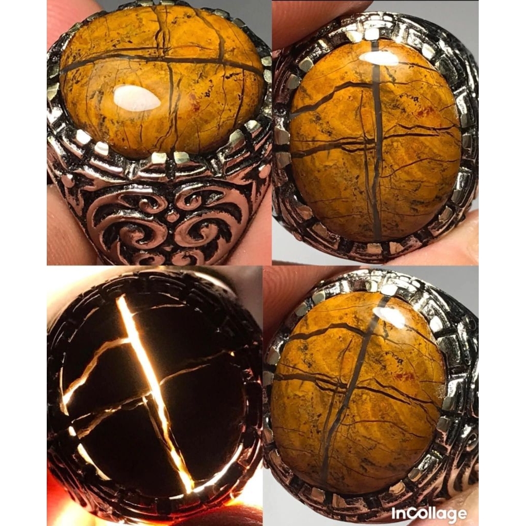 FOSSIL GALIH ASEM PAMOR TAPAK JALAK SERAMBUT AJIB ANTIK