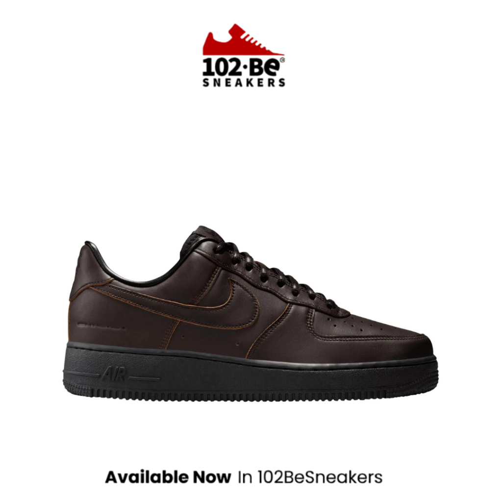 Sepatu NIKIM8056220 AF 1 '07 men's basketball shoes - velvet brown/velvet brown Original