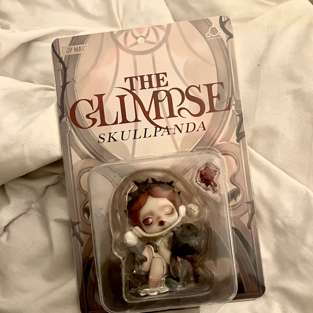 [ready siap kirim, baca desc] skullpanda rare blister the glimpse valentine 100% popmart pop mart fi