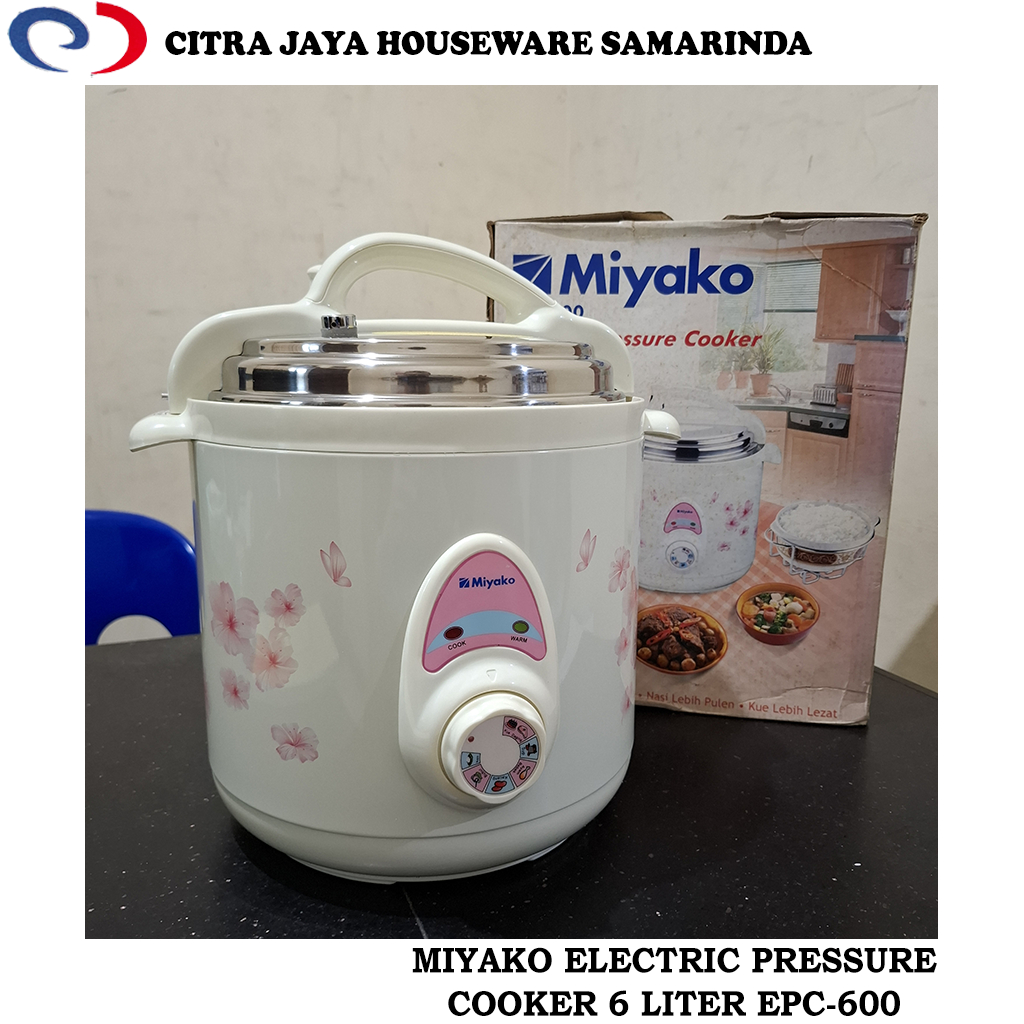 Presto / Electric Pressure Cooker 6 Liter MIYAKO EPC-600 (PER 1 PCS) KHUSUS INSTANT