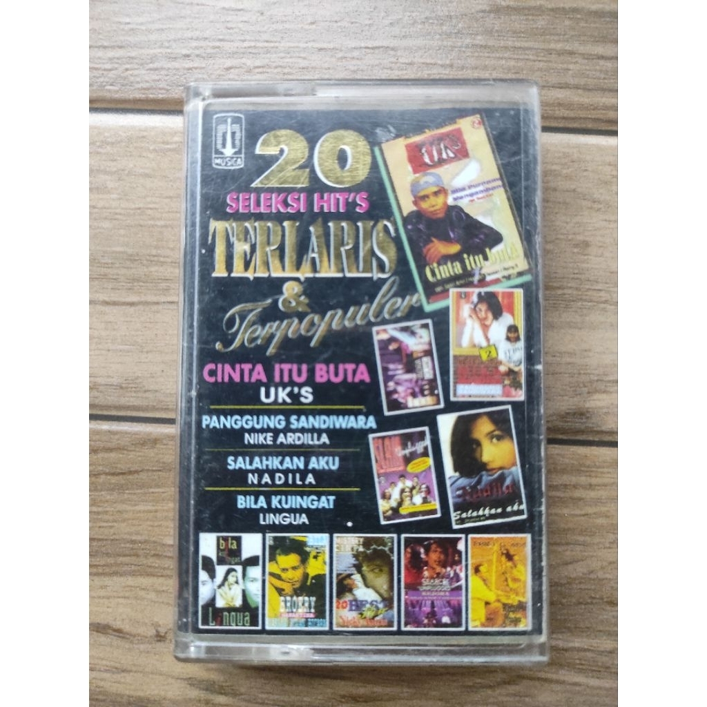 kaset pita 20 seleksi hits terlaris , terpopuler