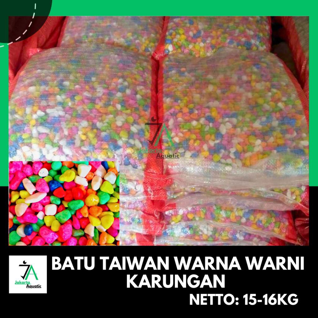 Taiwan karungan / batu Taiwan warna warni / batu Taiwan / batu warna warni / batu hiasan aquarium