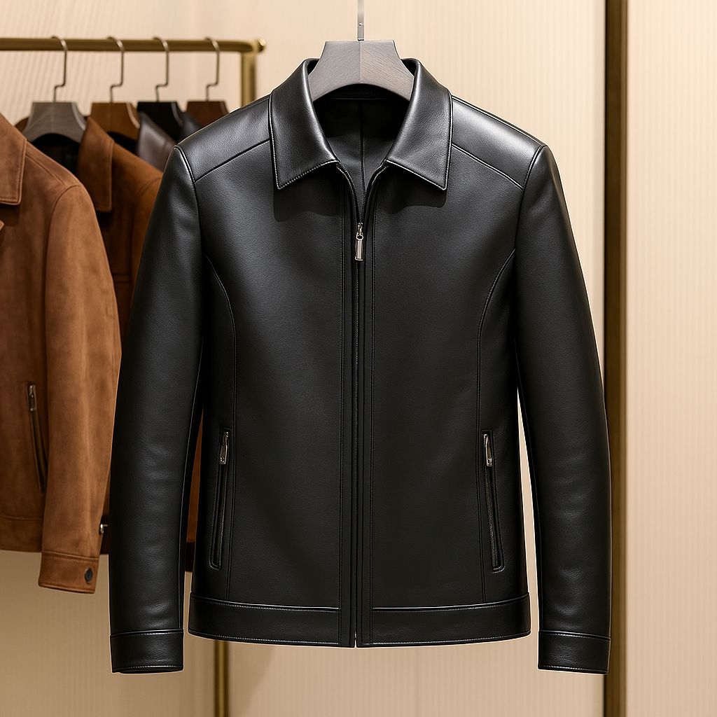 BOSS KULIT -  Jaket kulit asli pria original Domba super | jaket kulit cowok murah terbaru