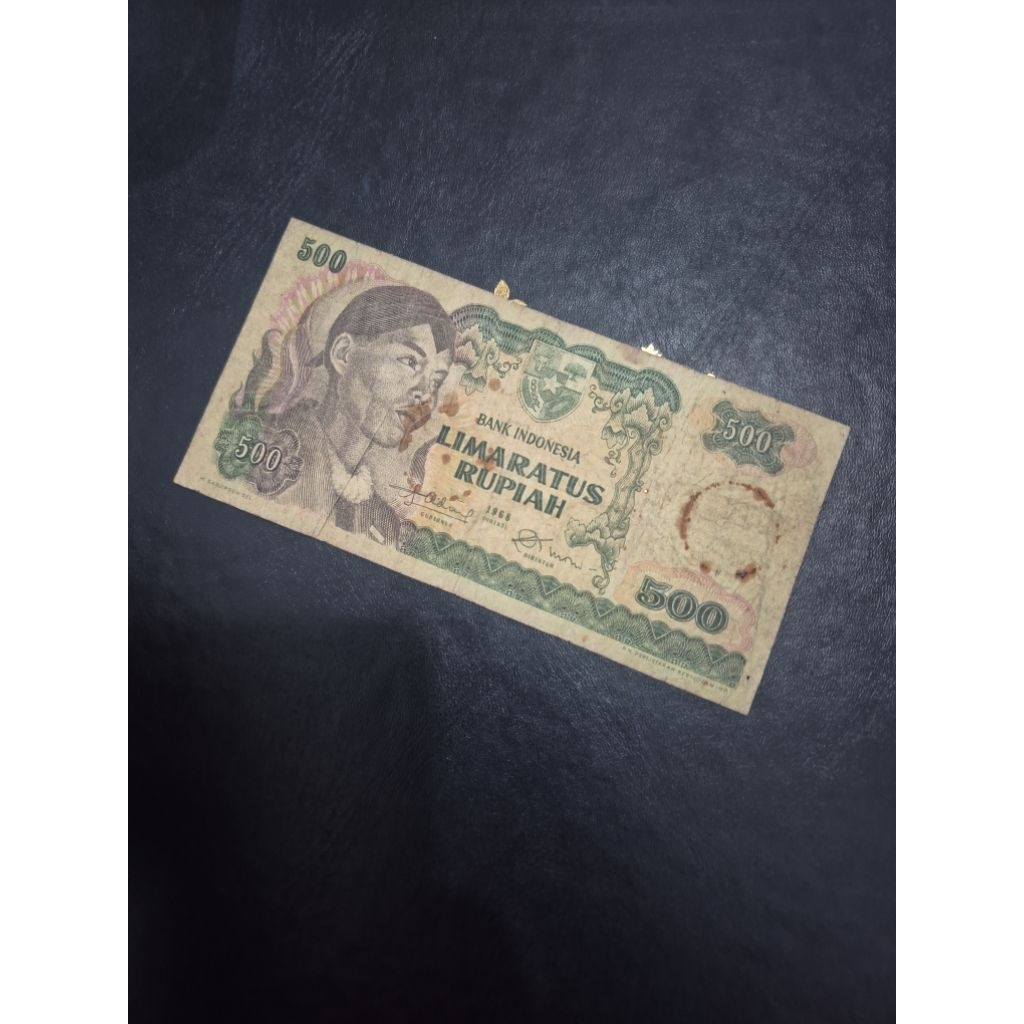 Uang Kuno Seri Sudirman Pecahan 500