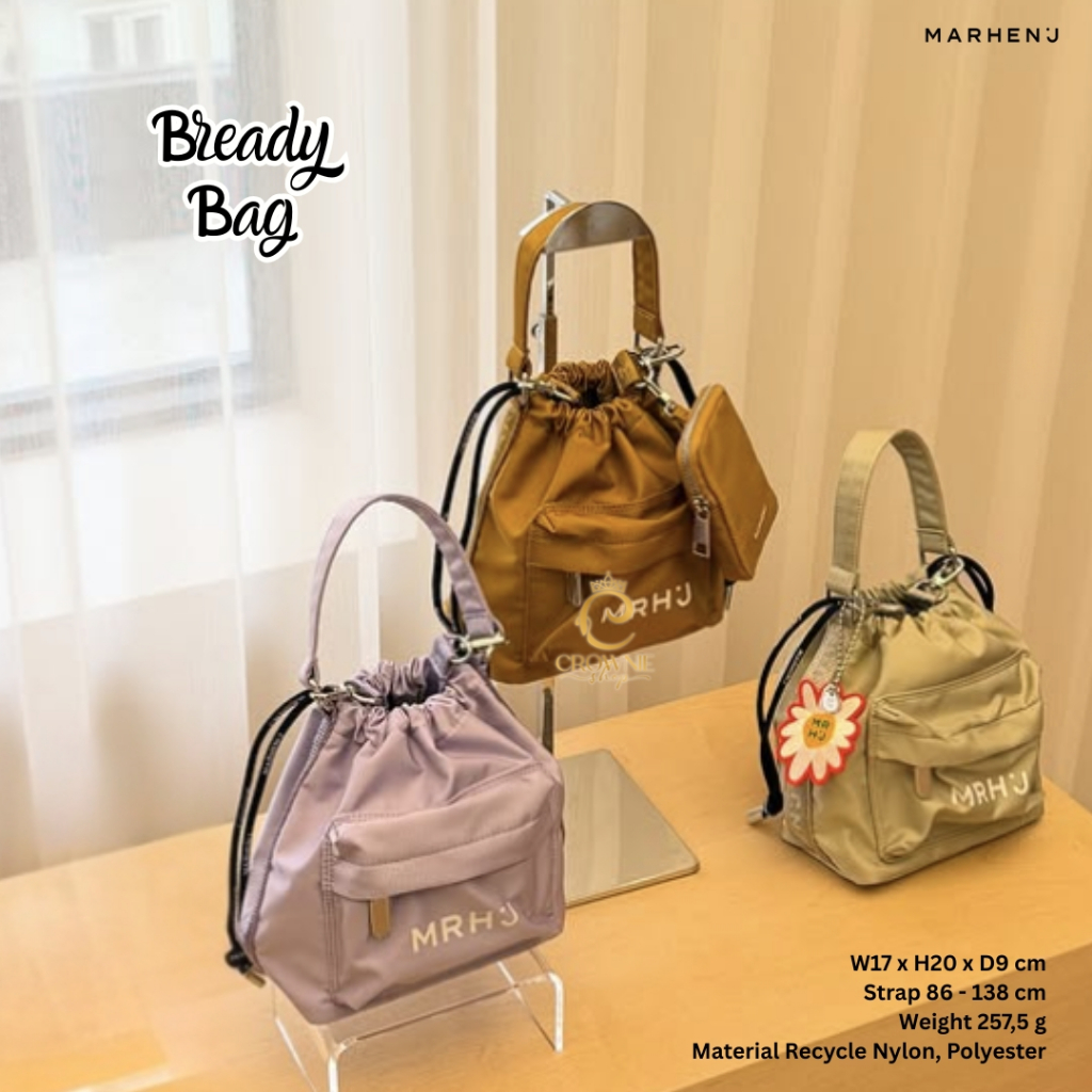 Tas wanita korea mini bucket nylon BREADY BAG