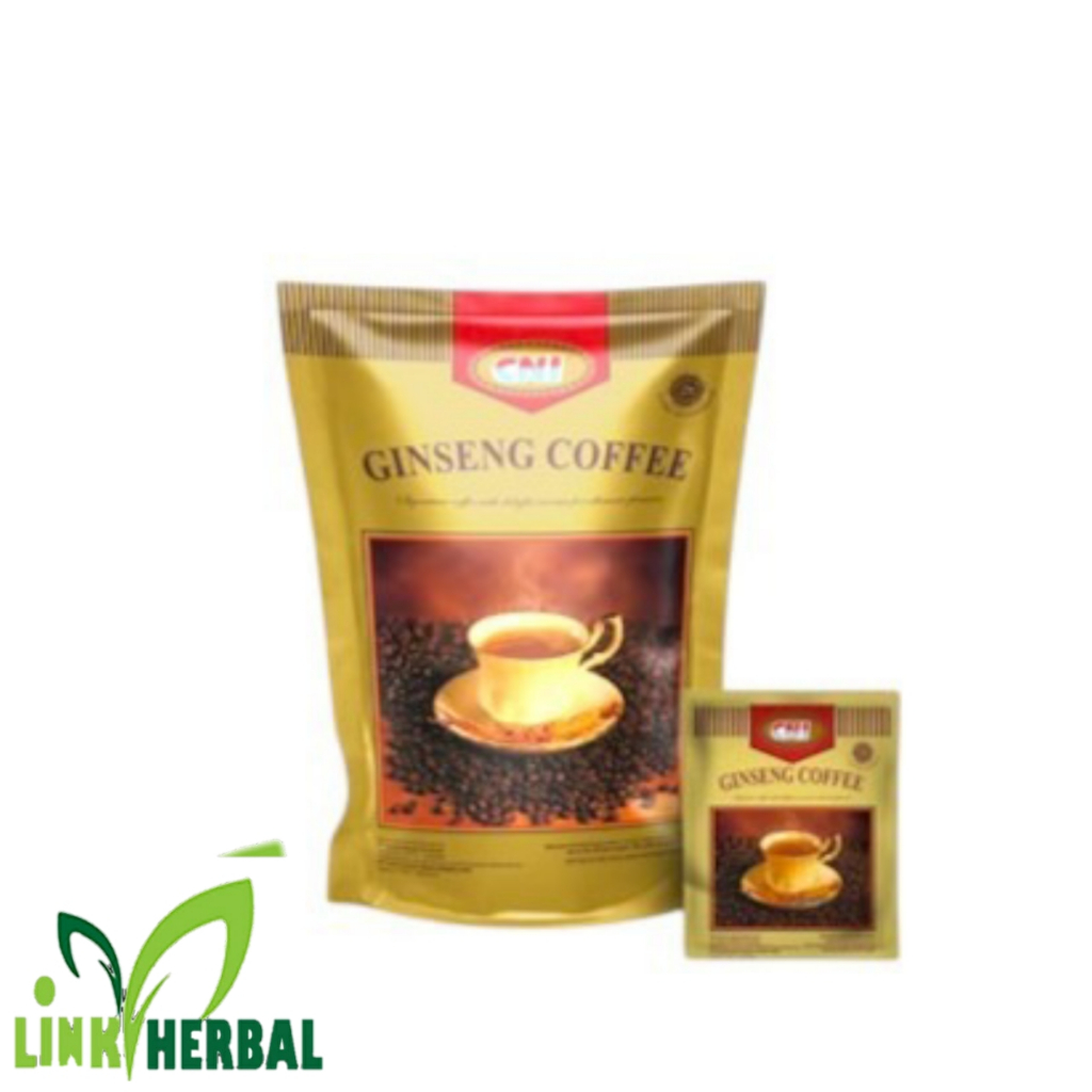 GINSENG COFFEE CNI KOPI GINSENG ASLI ORIGINAL ISI 20 SACHET / Kopi Ginseng CNI Original 20 Sachet
