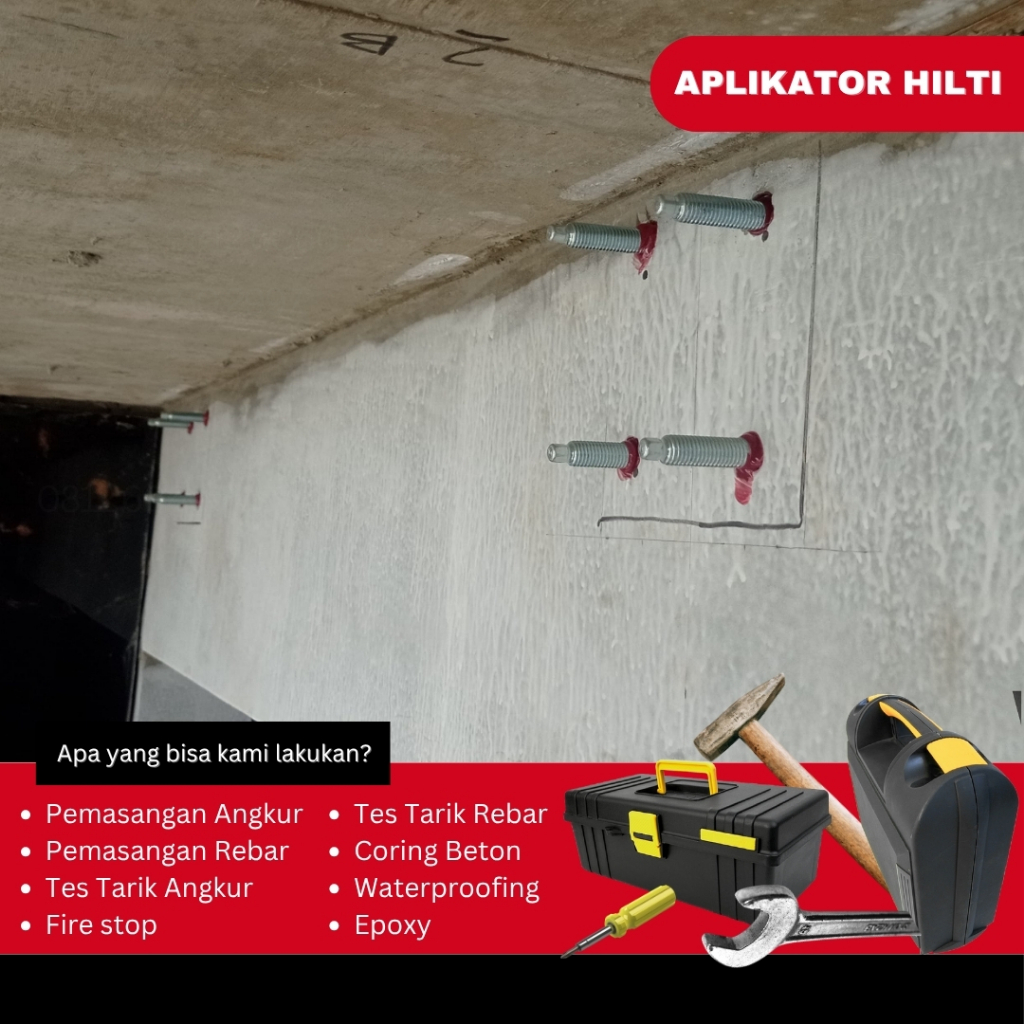 Aplkator Chemical Anchor Hilti Untuk Pemasangan Angkur Termurah