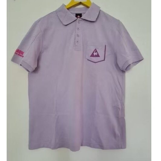 Kaos Polo/Kerah L- C0Q Unisex Size M Second Preloved