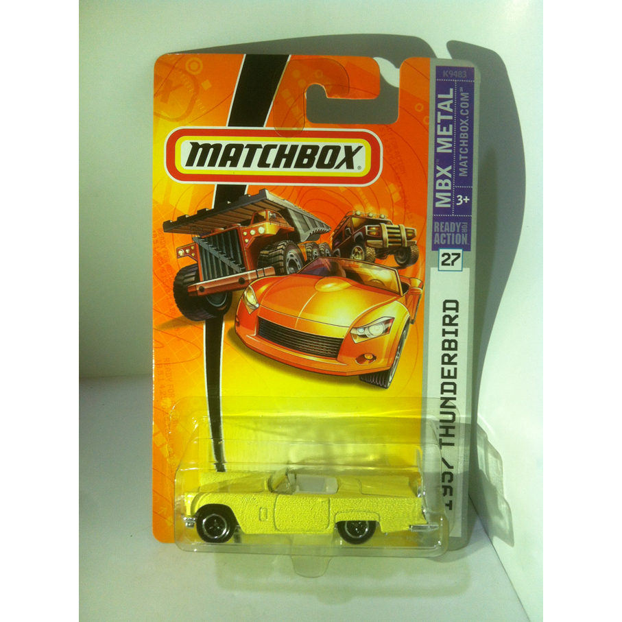 Matchbox. 2007 MBX Metal - 27. 1957 Ford Thunderbird by MATTEL