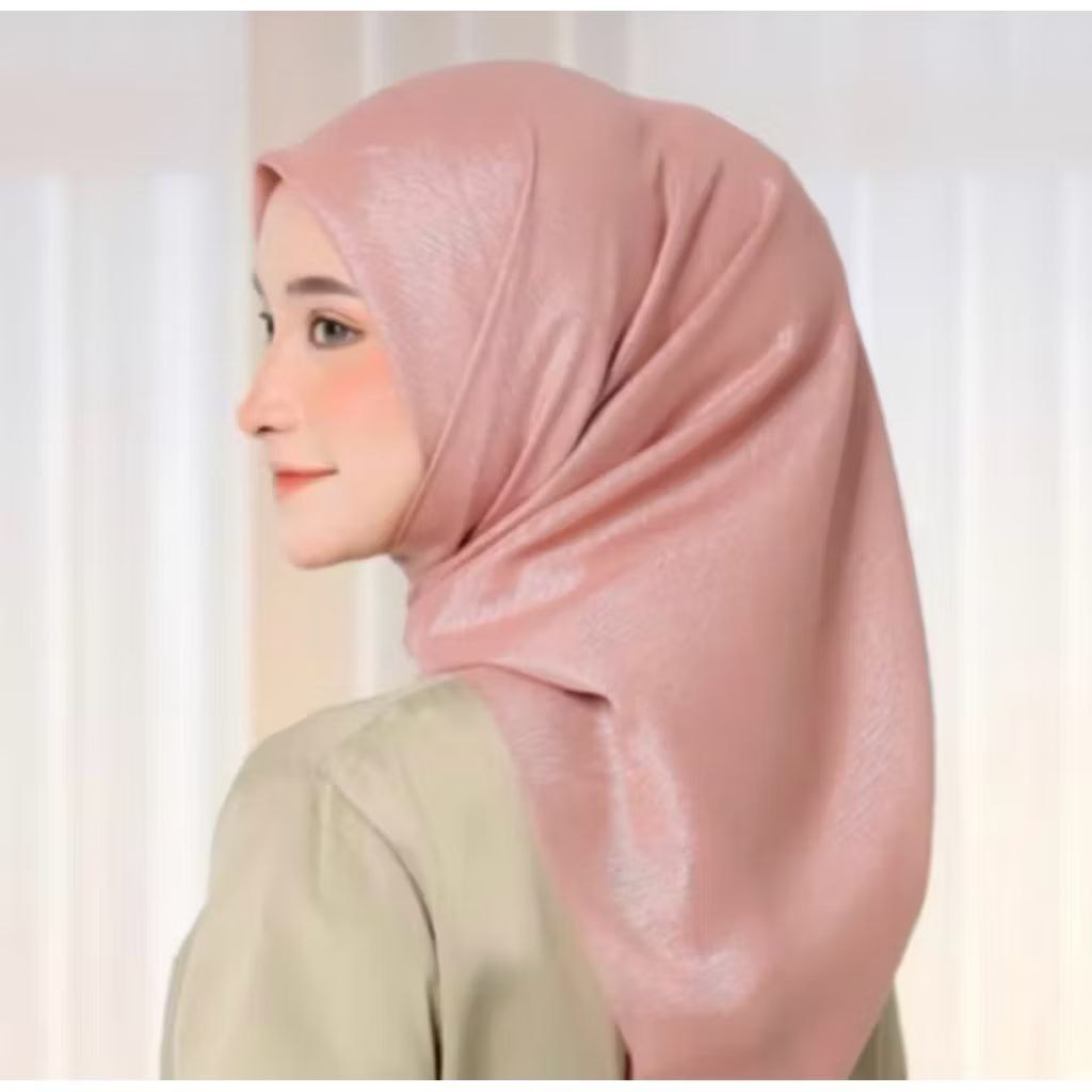 AVIO Hijab Segiempat Santorini Jilbab Terbaru Santorini Hijab Elegant/Mewah/Cantik Hijab Free Pouch