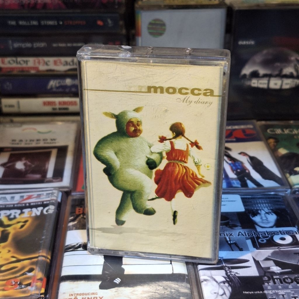kaset pita Mocca My Diary mulus siap koleksi play di walkman atau tape deck jadul