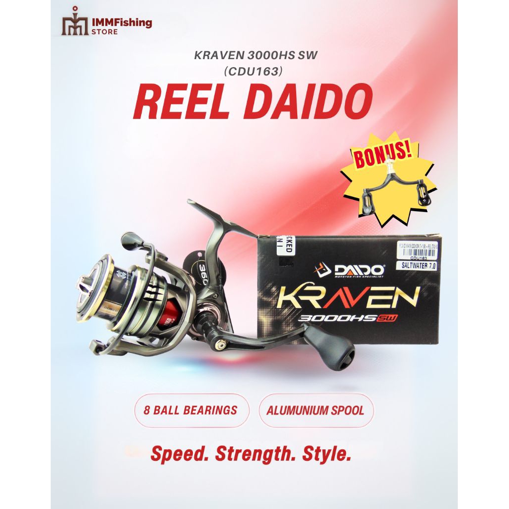 REEL DAIDO KRAVEN 3000HS SW