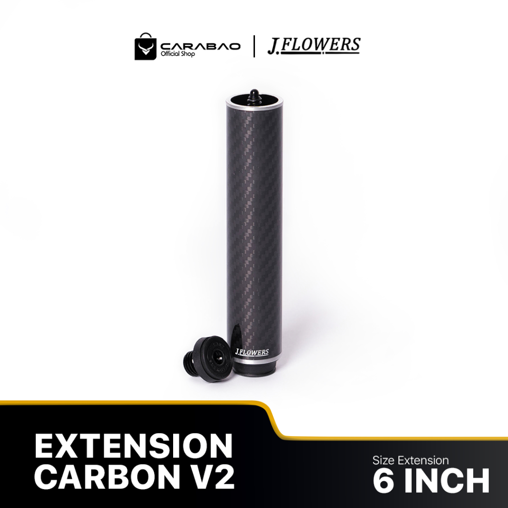 JFLOWERS EXTENSION CARBON V2 6" - Extension Stick Jflowers