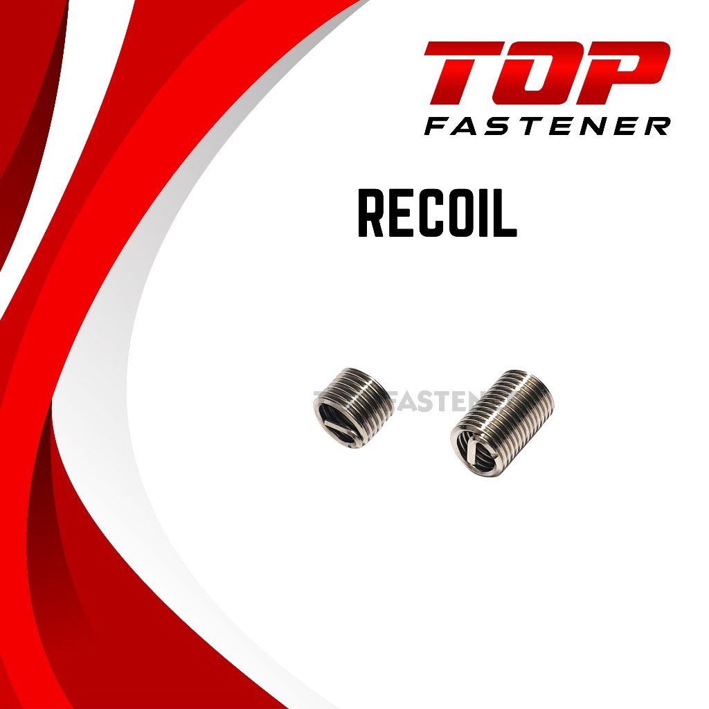 RECOIL M6 M8 M10 BAUT 10 12 14 HELICOIL THREAD VERBOS REPARASI DRAT RUSAK