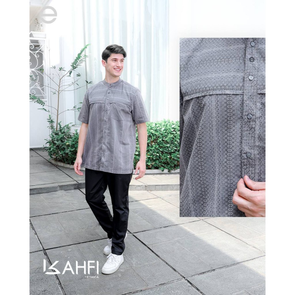 Baju Koko Anak Seply Kliko 25 Abu Diskon Stylish