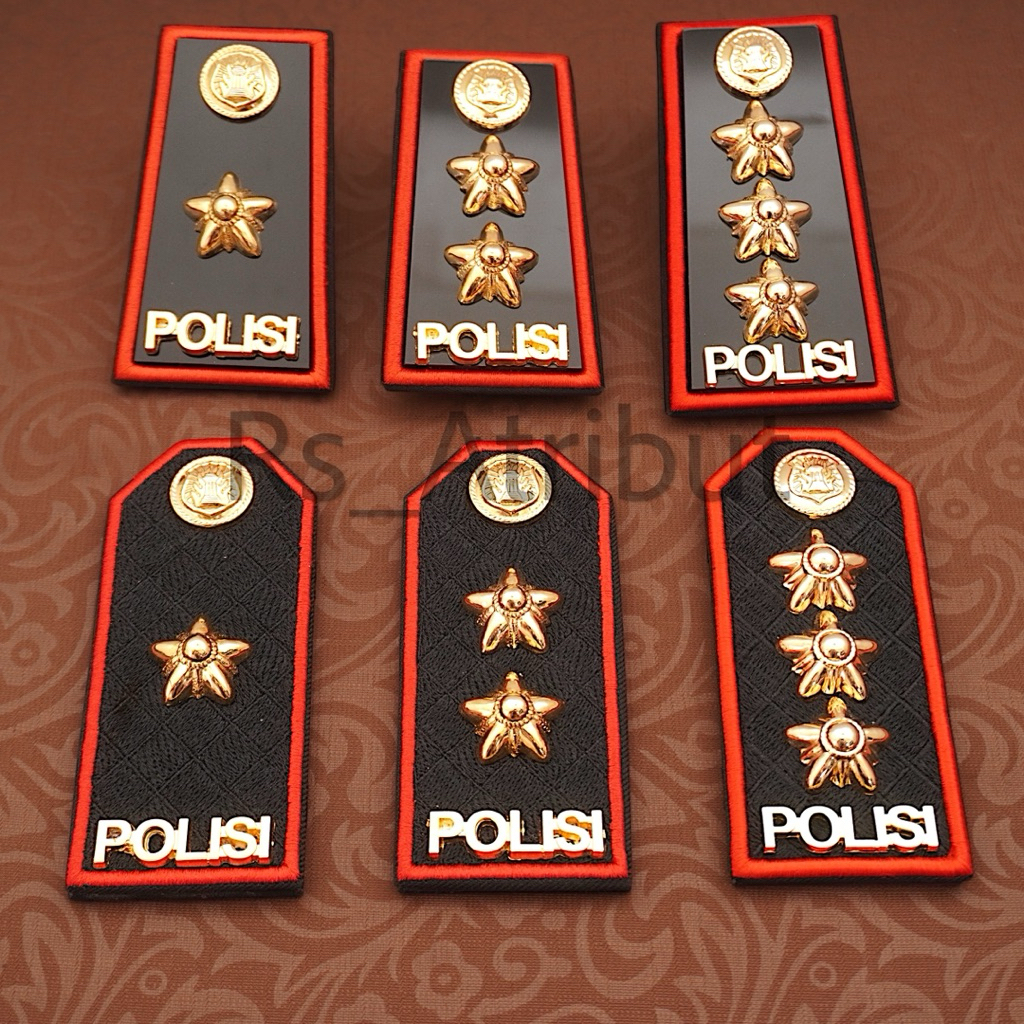 Pangkat Kompol Pdh List Merah / Akbp Pdu List Merah / Kombes Polri Premium