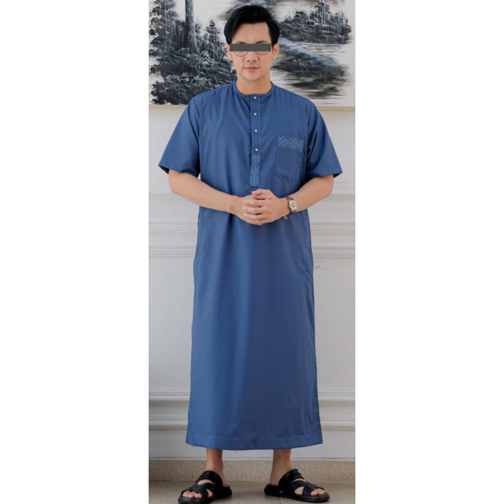 JUBAH GAMIS ILNAAF OBLONG PENDEK