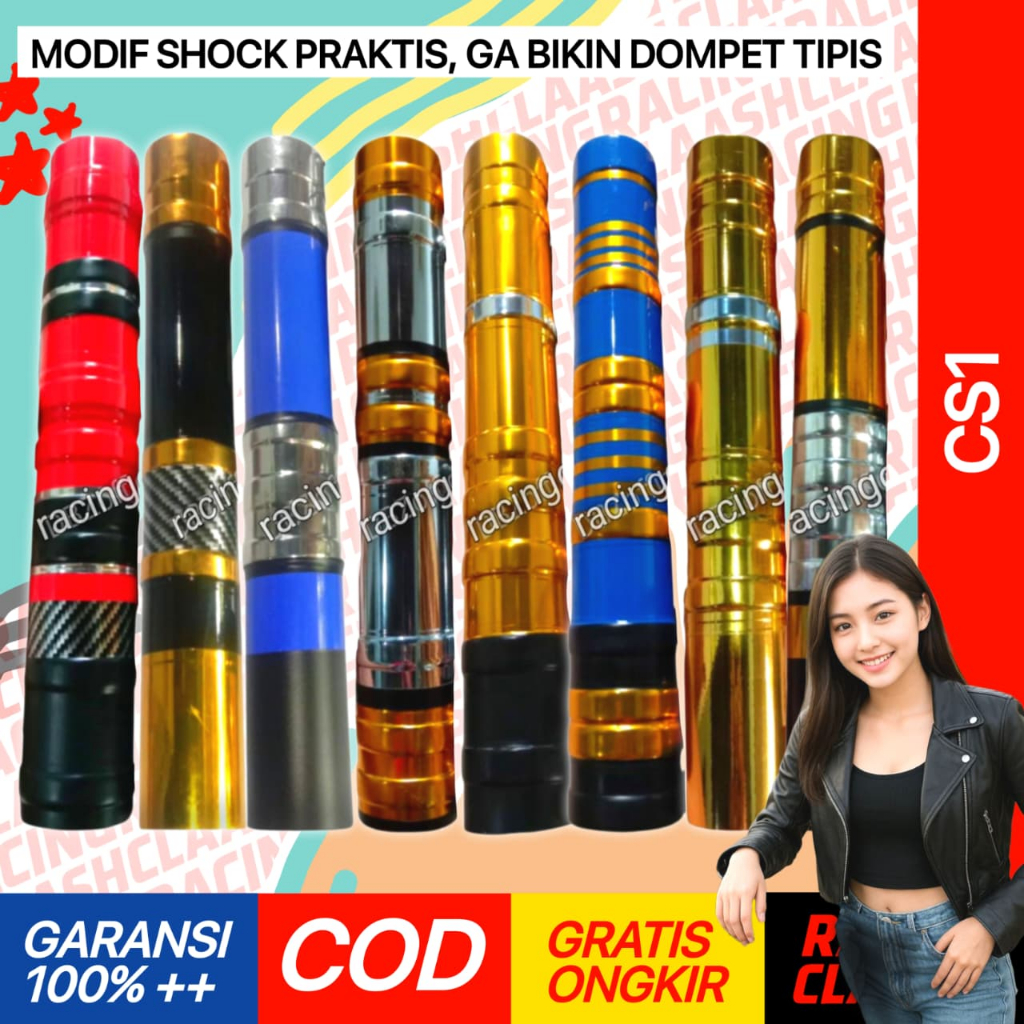 Racing Claash Cover Shock Sok Skok Depan Cs1 Cover Shok Cs 1 Cs1 Cs One Depan