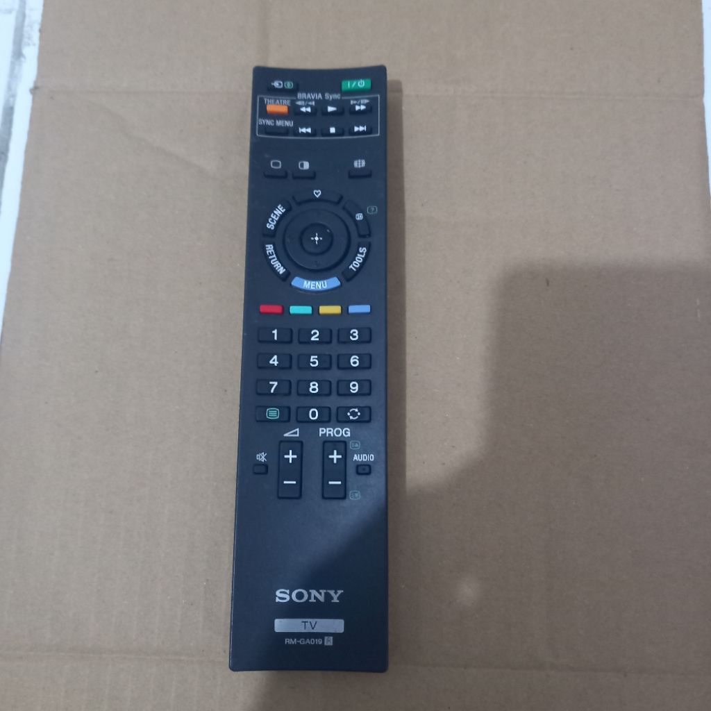 Remote Remot TV SONY BRAVIA Original Asli . RM - GA019 .