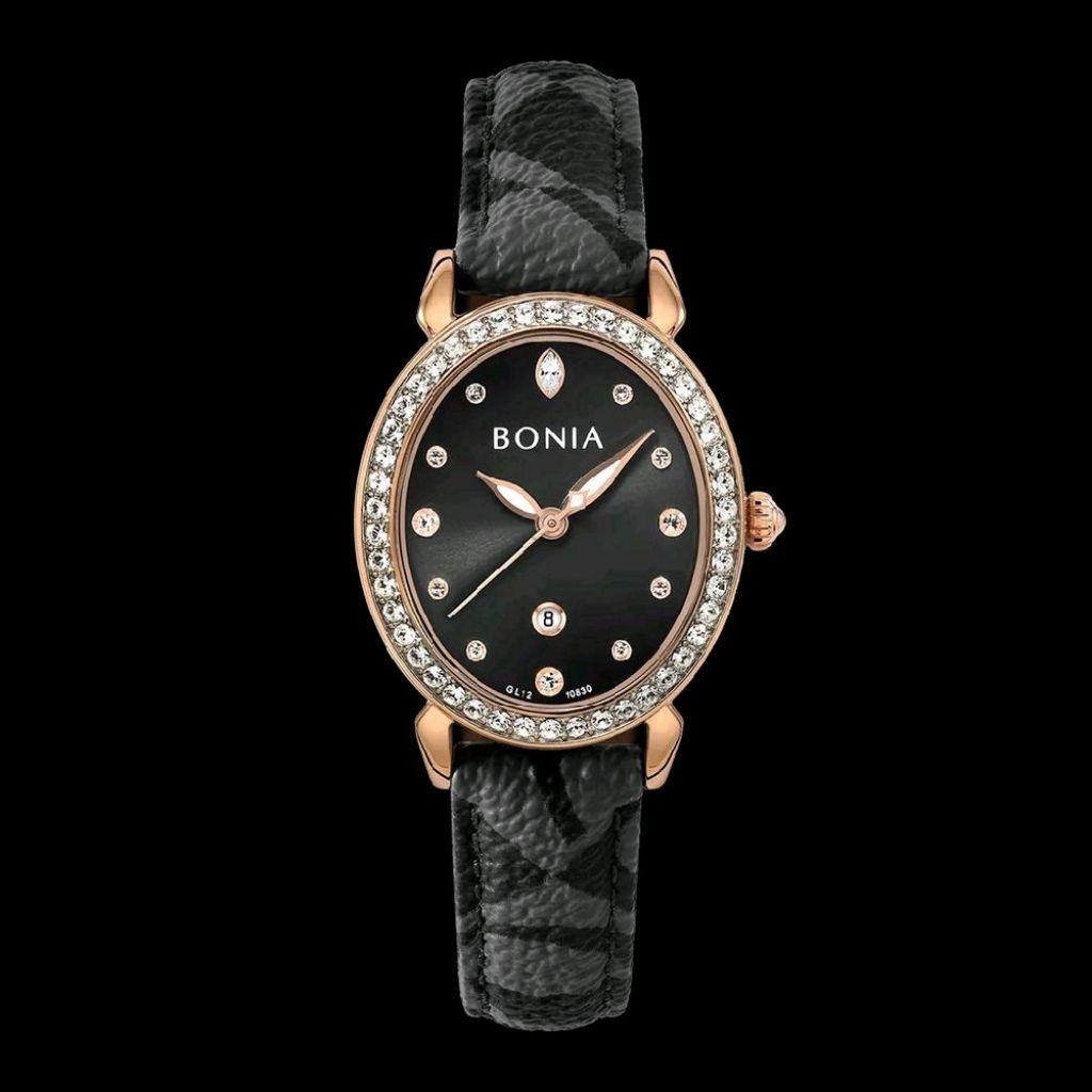 Jam Tangan Wanita BONIA BNB10830 Tali Kulit Tahan Air Bergaransi 2 Tahun