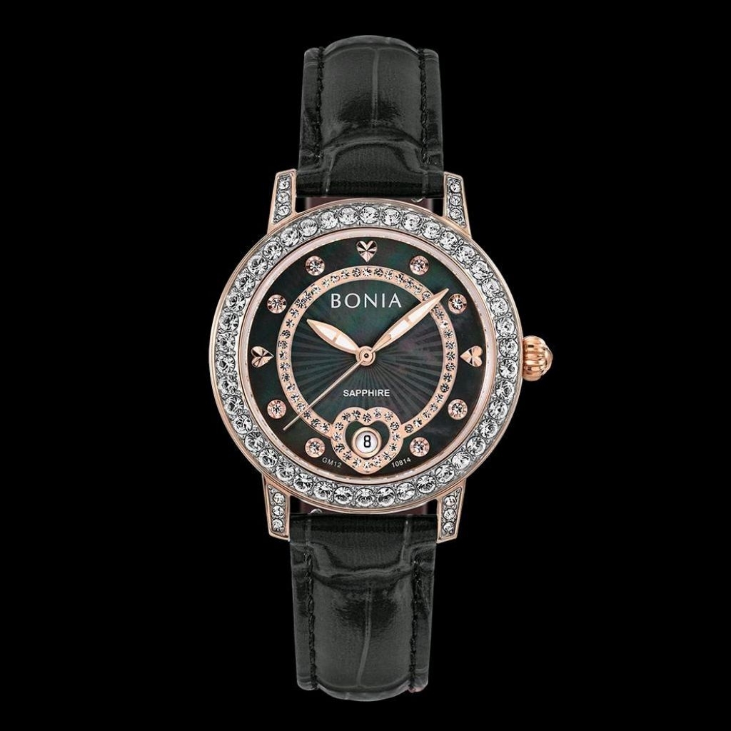 Jam Tangan Wanita BONIA BNB10814 Tali Kulit Tahan Air Bergaransi 2 Tahun