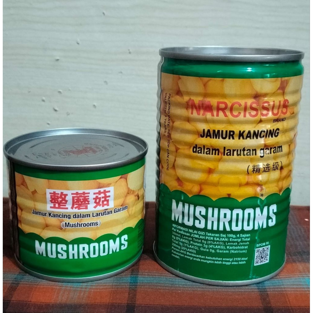 Narcissus Jamur Kancing 425gr & 198gr