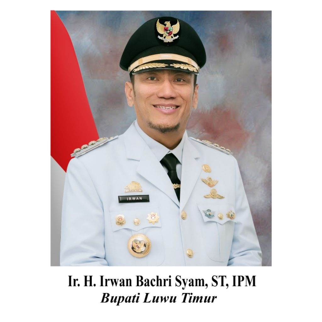 Poster Bupati Luwu Timur dan Wakil Bupati Luwu Timur